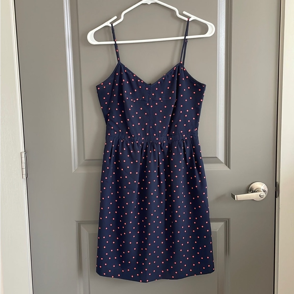 J. Crew polka dot dress